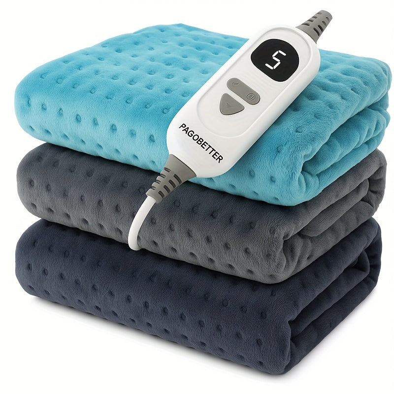 [Electric Heating Pad] Electric Heating Pad 12"x24" | 4 Heat Levels, 2-Hour Auto Off, Lightweight & Breathable, Machine Washable, Heats to 148°F | For Back, Waist, Abdomen, Shoulders | Ideal Gift for Men, Women, Family