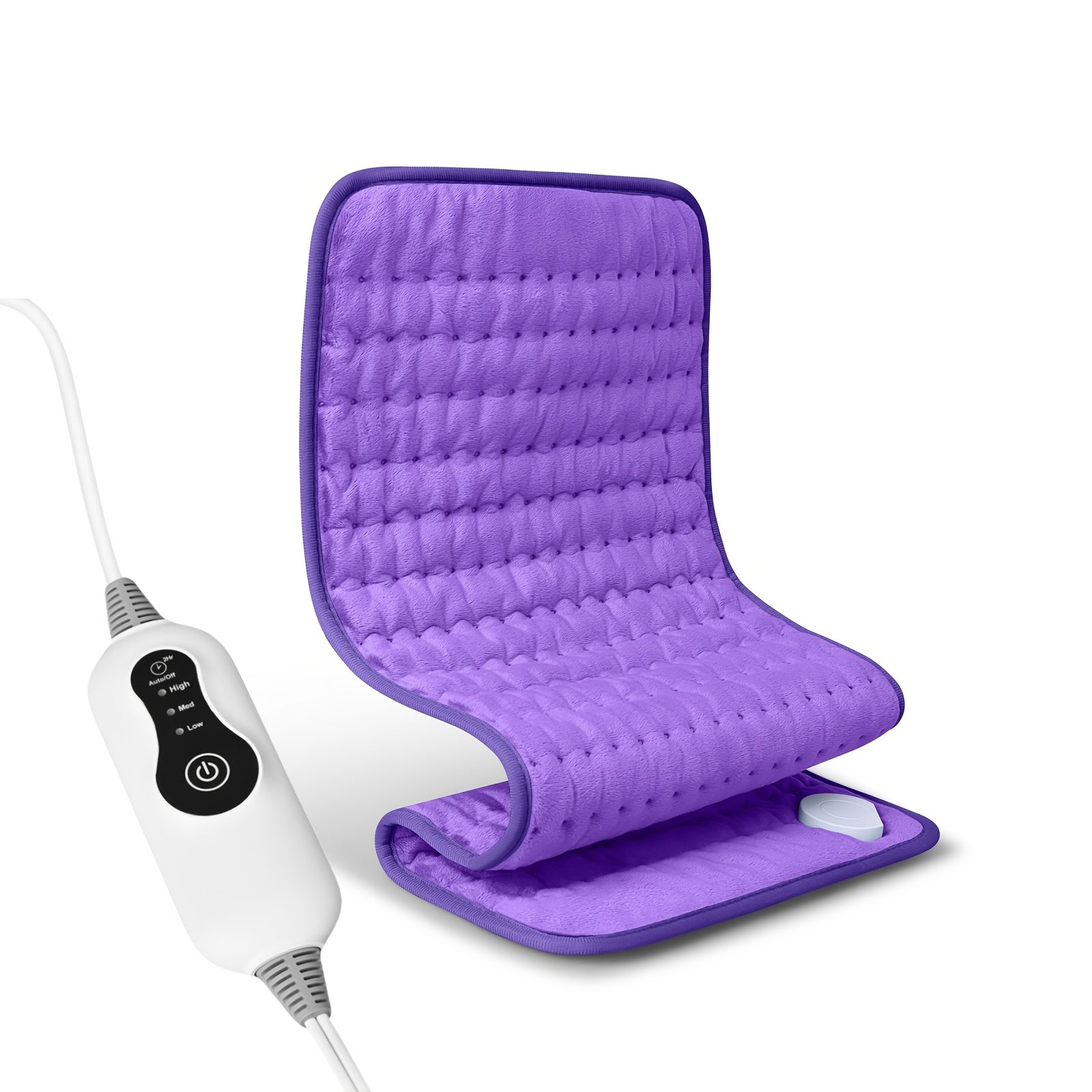 Electric Heating Pad, 24 ''x12' ', Portable, Shoulder, Back, Joint, Leg, Abdomen Heating, Skin Friendly Fabric, Quickly Heated To 140 ° F, Three Temperature Controls, Wet And Dry Dual-use, Double-sided Heating, 2-hour Timed Shutdown, Machine Washable